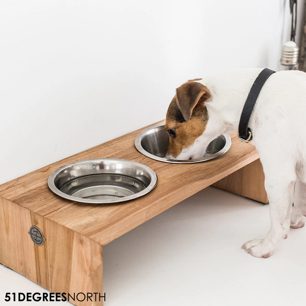 51 Degrees North Voerbak Teak High 9 51 Degrees North Voerbak Teak High - Afbeelding 9