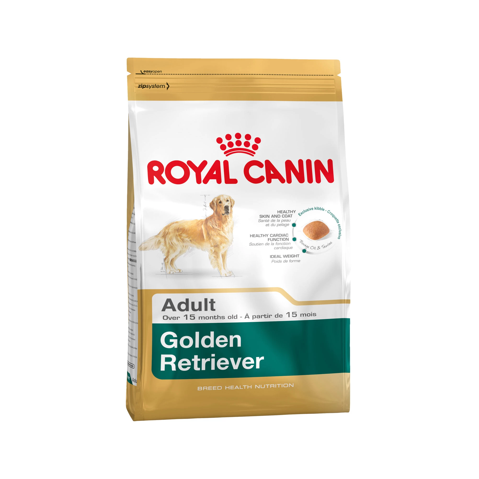 Royal Canin Golden Retriever Adult - Hondenvoer 2 Royal Canin Golden Retriever Adult - Hondenvoer - Afbeelding 2