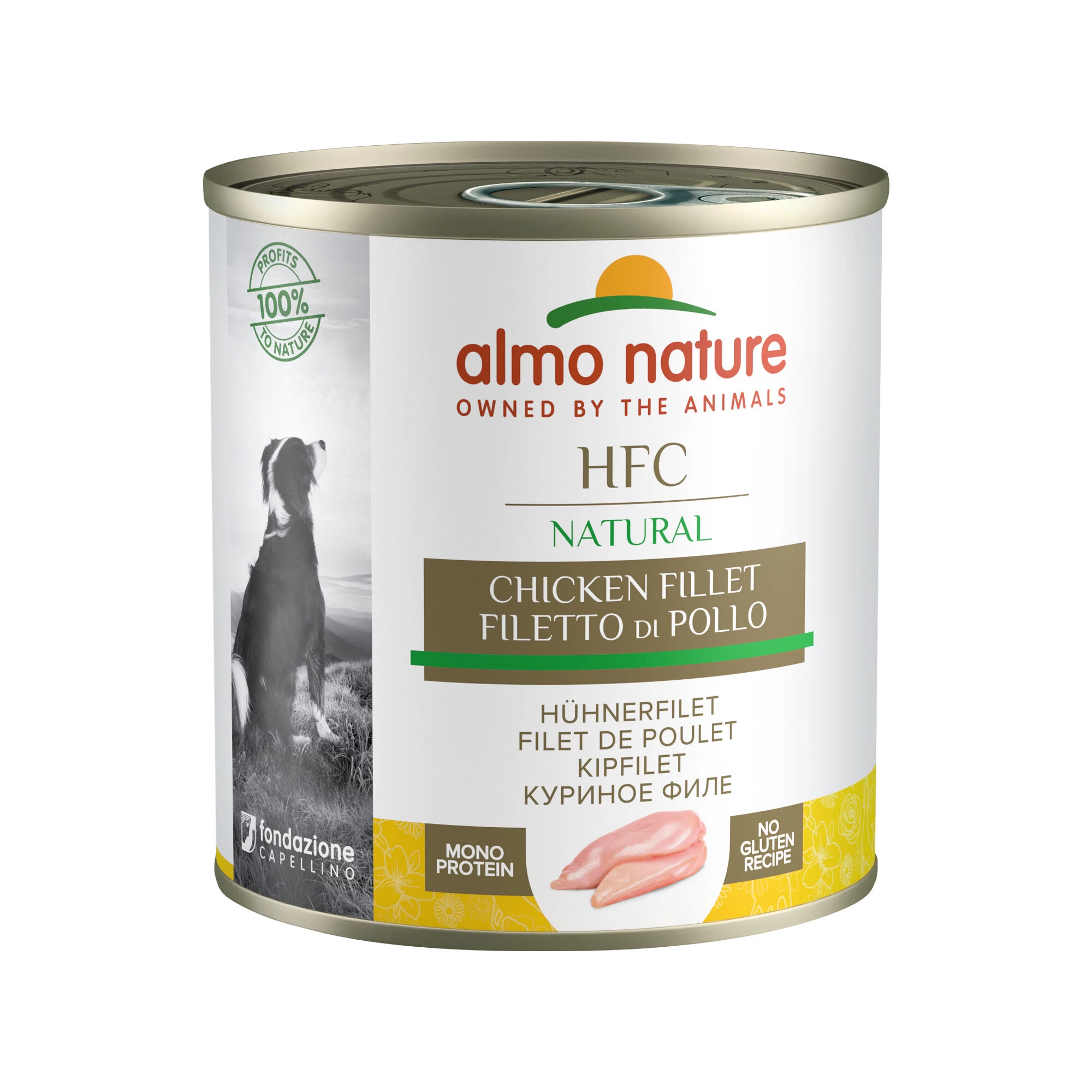 Almo Nature HFC Natural Hondenvoer - Blik - Kipfilet 2 Almo Nature HFC Natural Hondenvoer - Blik - Kipfilet - Afbeelding 2