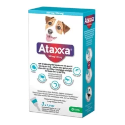 Ataxxa -HondenTopDeals ataxxa 500mg100mg spot on 4 10kg 3 pipetten 133669 0500 none
