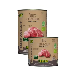 Biofood Organic 100% Rund - Hond & Kat 5 Biofood Organic 100% Rund - Hond & Kat -HondenTopDeals biofood organic 100 rund hond kat 161407 1000 none