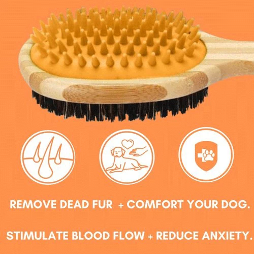 Dogslife Bamboo Dog Brush 6 Dogslife Bamboo Dog Brush - Afbeelding 6