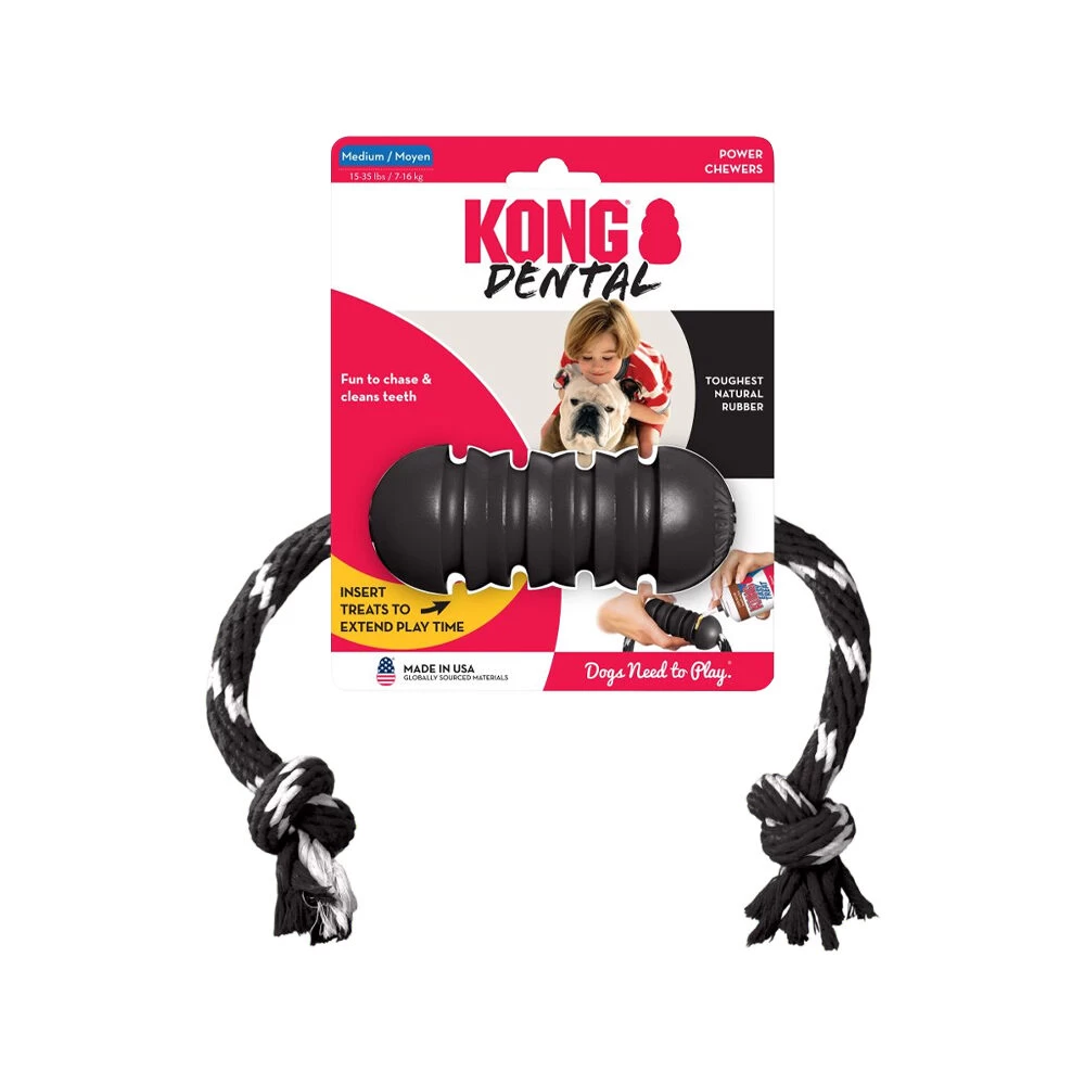 KONG Extreme Dental Met Touw 2 KONG Extreme Dental Met Touw - Afbeelding 2