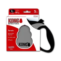 KONG Retractable Leash Terrain -HondenTopDeals kong retractable leash terrain 106051 0500 none