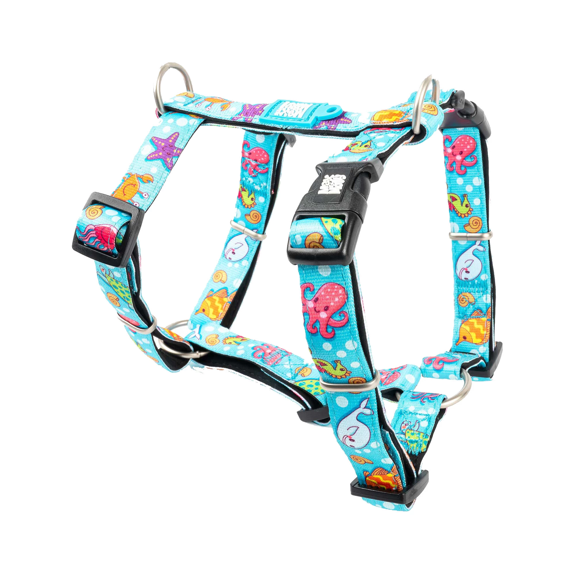 Max & Molly H-Hondenharnas - Blue Ocean 2 Max & Molly H-Hondenharnas - Blue Ocean - Afbeelding 2