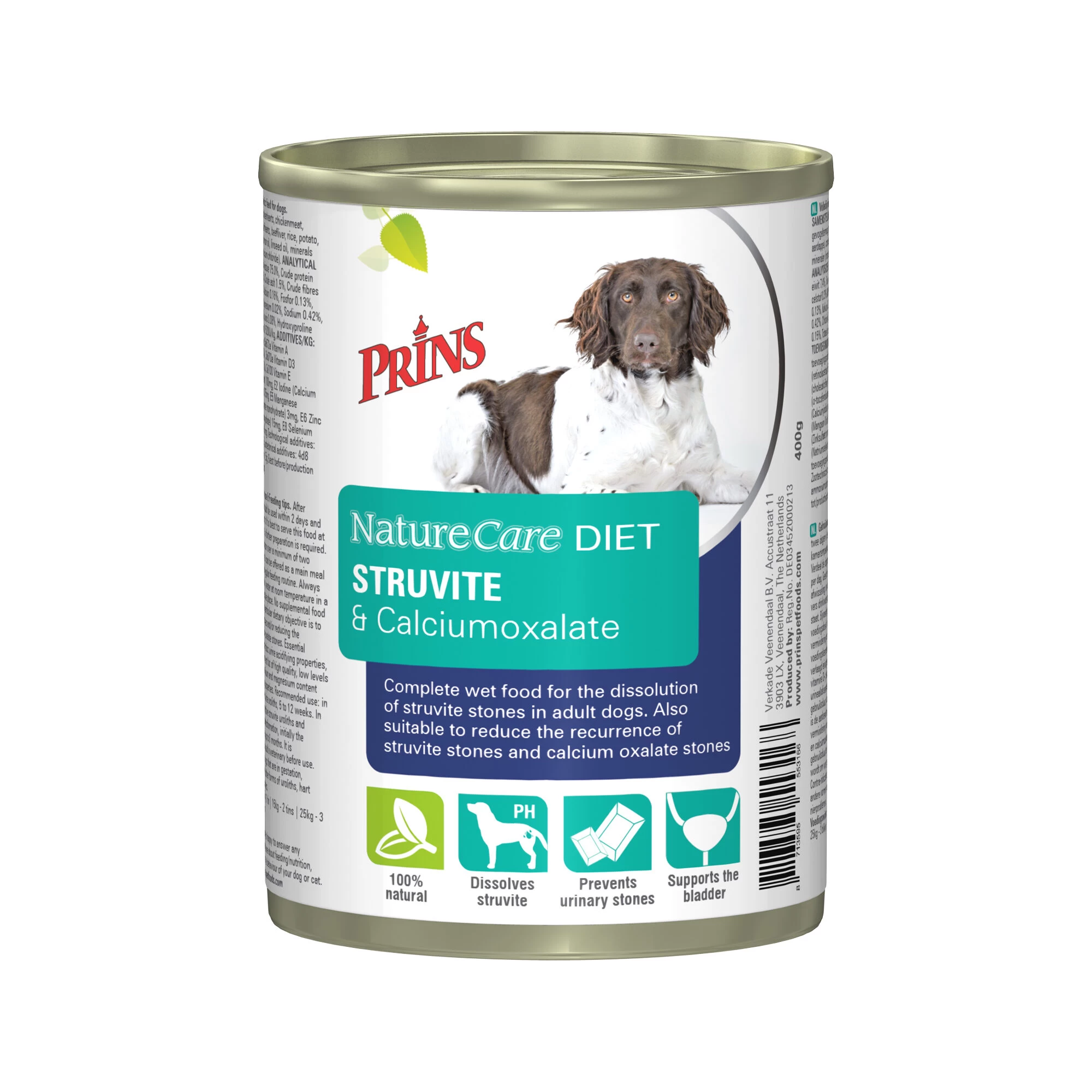 Prins NatureCare Diet Dog Struvite & Calciumoxalate 2 Prins NatureCare Diet Dog Struvite & Calciumoxalate - Afbeelding 2