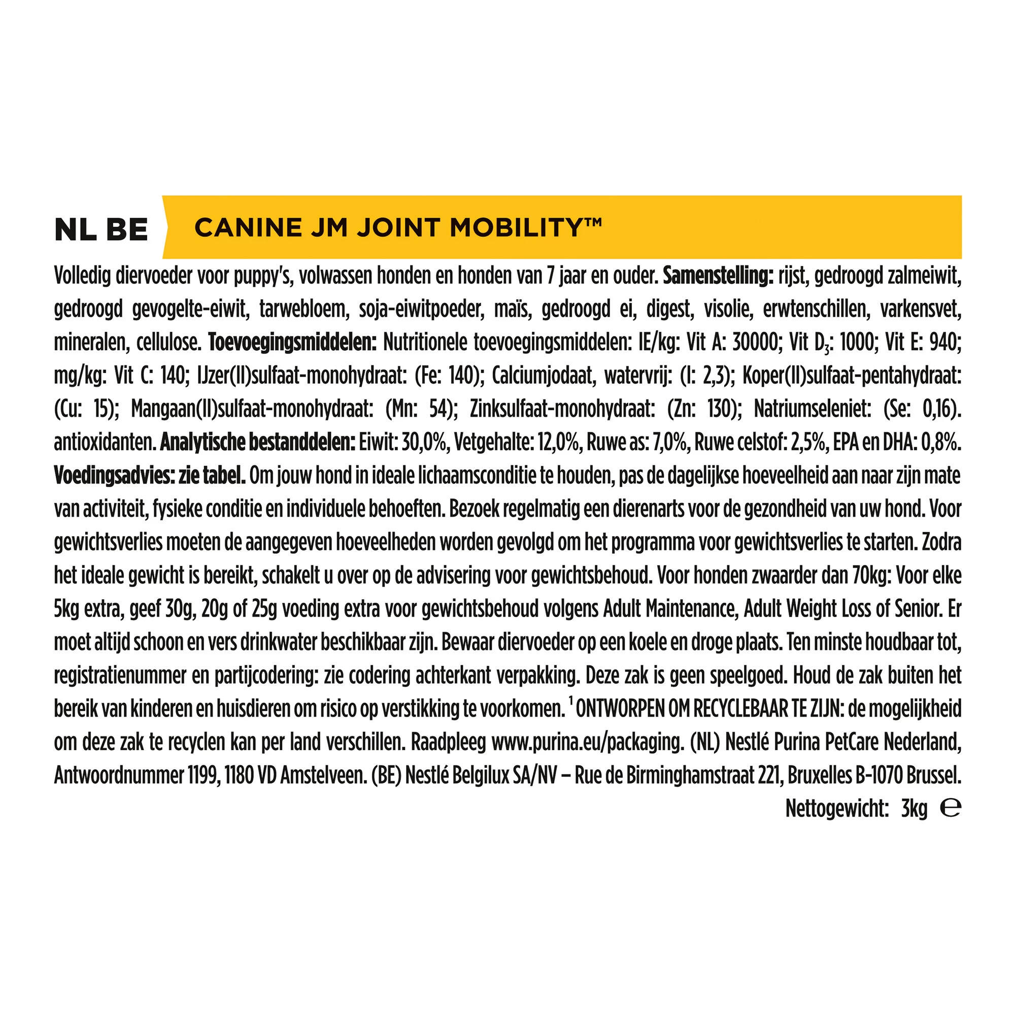 Purina Pro Plan Veterinary Diets JM Joint Mobility - Hond - Afbeelding 9