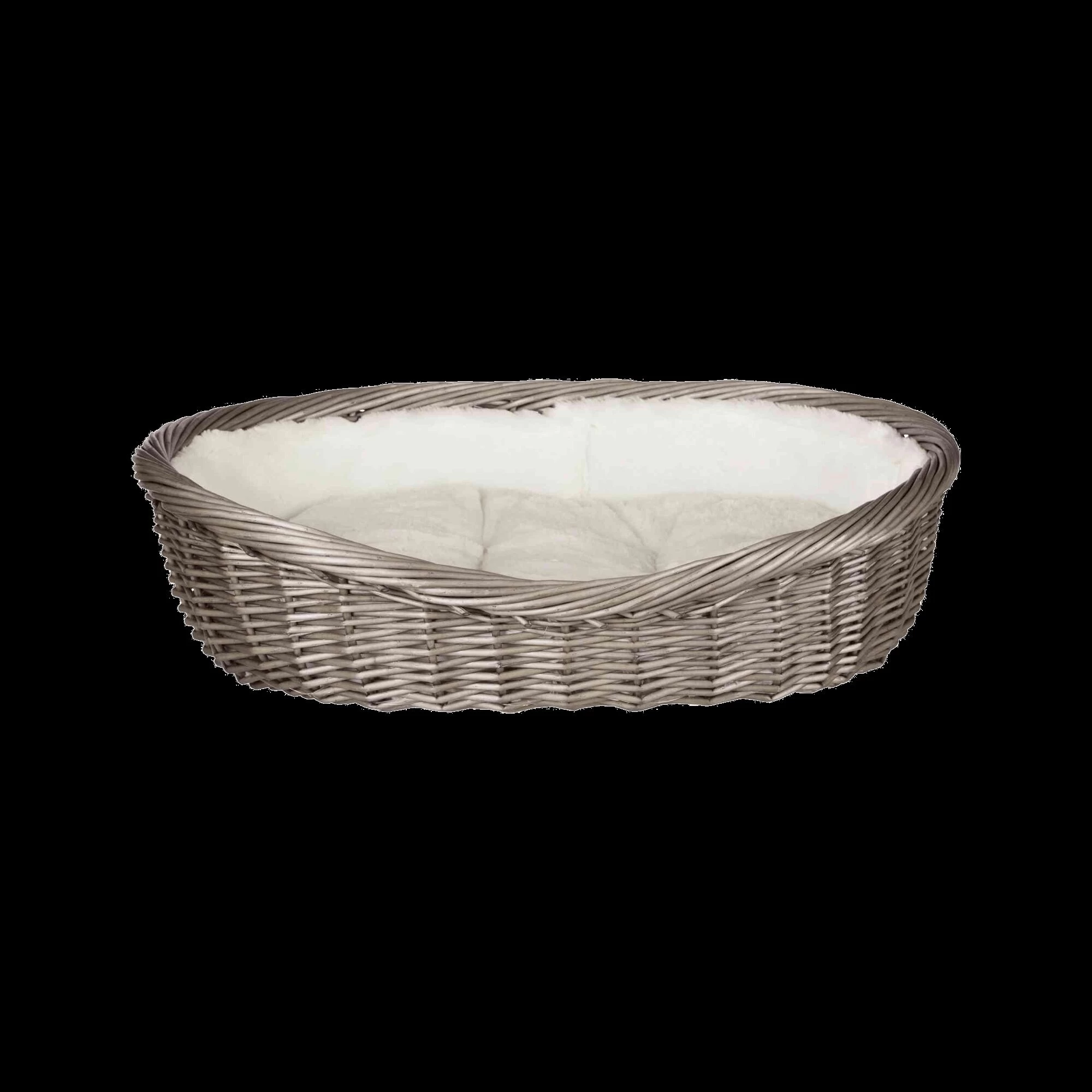 Trixie Rieten Hondenmand - Grijs 3 Trixie Rieten Hondenmand - Grijs - Afbeelding 3