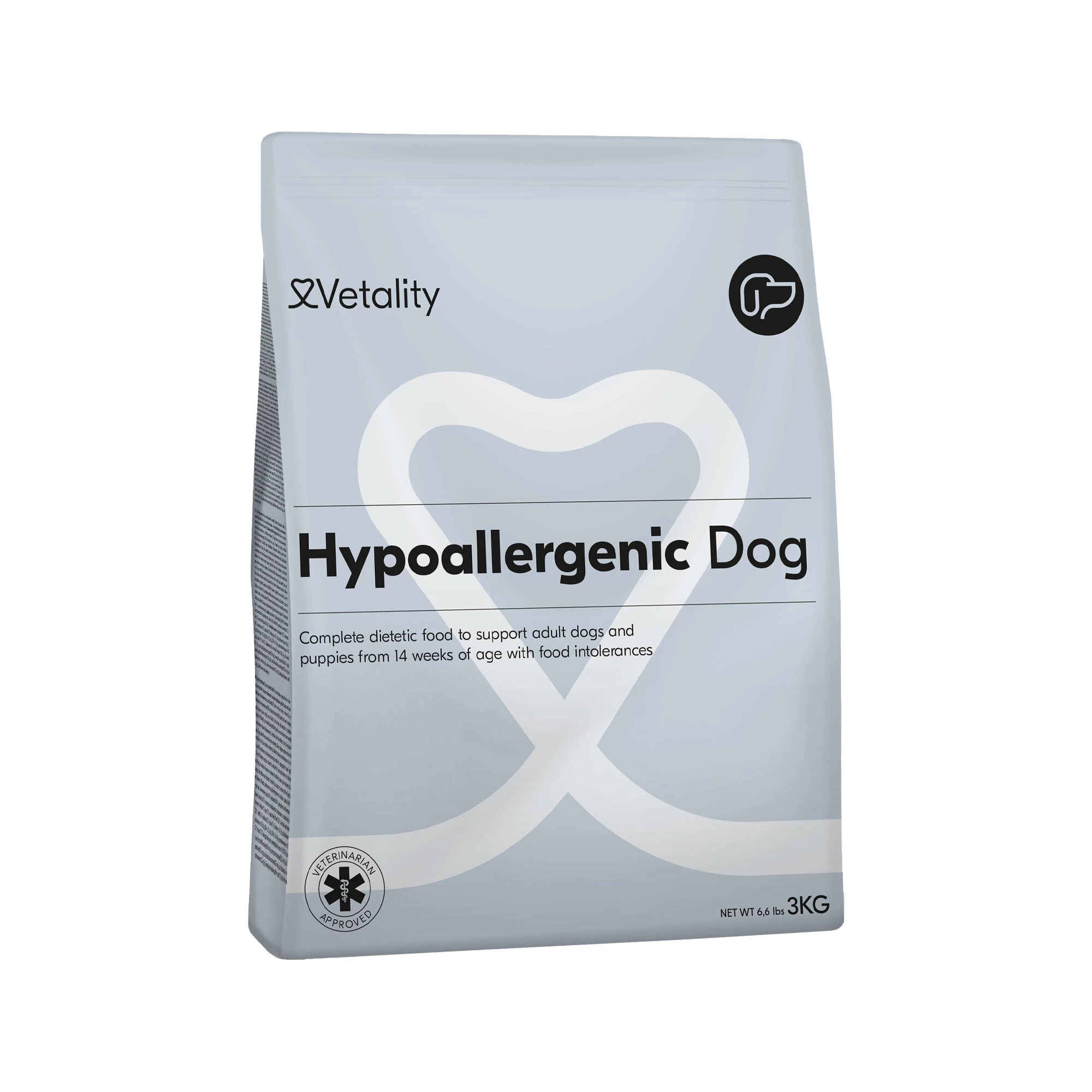 Vetality Hypoallergenic - Hondenvoer 1 Vetality Hypoallergenic - Hondenvoer