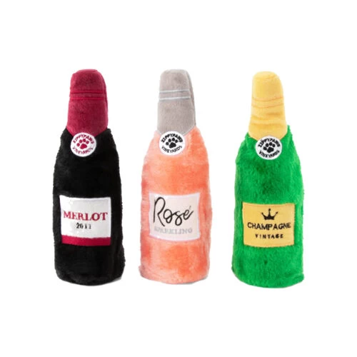 ZippyPaws Happy Hour Crusherz Wine Three Pack 4 ZippyPaws Happy Hour Crusherz Wine Three Pack - Afbeelding 4